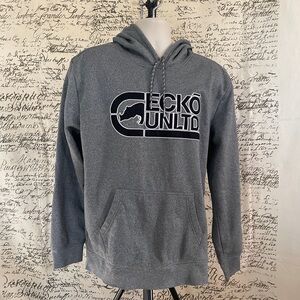 L Ecko Unlimited Charcoal Gray Men's Hoodie
